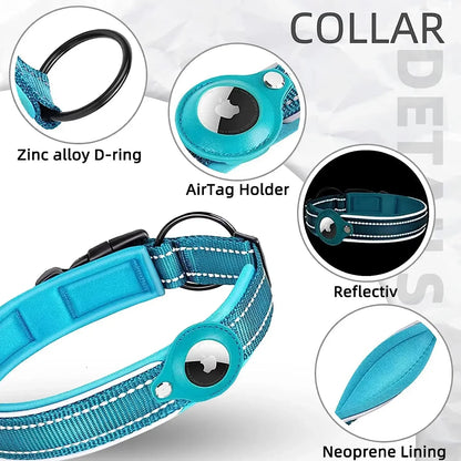 TrackPaws Airtag Pet Collar - LumiSnail