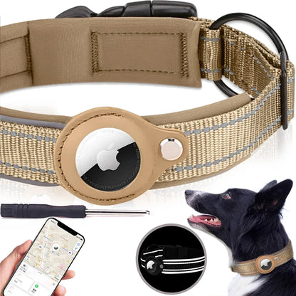 TrackPaws Airtag Pet Collar - LumiSnail