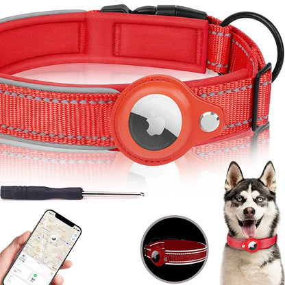 TrackPaws Airtag Pet Collar - LumiSnail