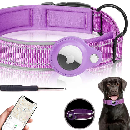 TrackPaws Airtag Pet Collar - LumiSnail
